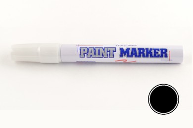 Маркер-краска (4 мм) MunHwa РМ-01 черная фото №738616