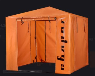 Палатка сварщика 3×3 (каркас, тент, сумка) / GZ930 / СВАРОГ фото №740914