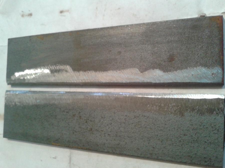 Подготовленный метал перед сваркой