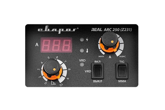 Аппарат сварочный инверторный "REAL ARC 250" / СВАРОГ / Z231 / НАКС фото №3881434