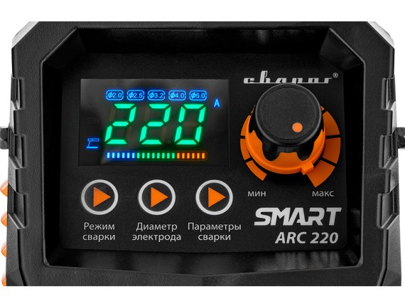 Аппарат сварочный инверторный "REAL SMART ARC 220" / Z28403 / СВАРОГ фото №3886503