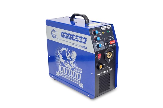 Аппарат сварочный полуавтомат "OVERMAN 200" (AURORA) 220 В, 5.6 кВт, 40-200 А фото №3879690