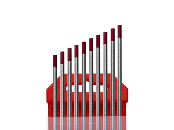 Электрод вольфрамовый WТ-20 d=3,2 мм 175мм красный фото №3886985