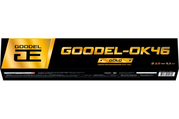 Электроды ОК-46 GOLD d 3.0 мм (5,5 кг) GOODEL фото №3881001