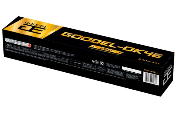 Электроды ОК-46 GOLD d 3.0 мм (5,5 кг) GOODEL фото №3881002