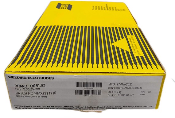 Электроды ОК 61.63 d 2.5х350мм ESAB (2 кг) фото №3885476