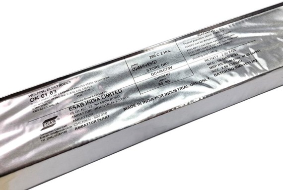 Электроды ОК 61.63 d 2.5х350мм ESAB (2 кг) фото №3885477