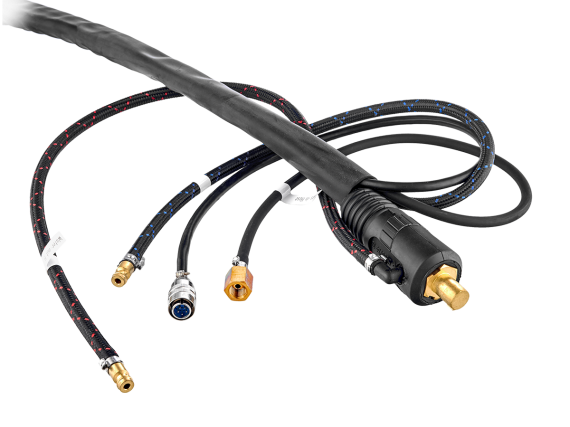 Горелка сварочная TECH TS 18 (ОКС, M10×1, 5 Pin), 4 м вод.охлажд./ IOB6901-21 / СВАРОГ фото №2237104