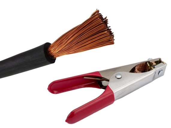 Кабель сварочный 3,0 м / 10-25 мм / 1х25 / клемма КЗ-200 KRASS фото №3881284