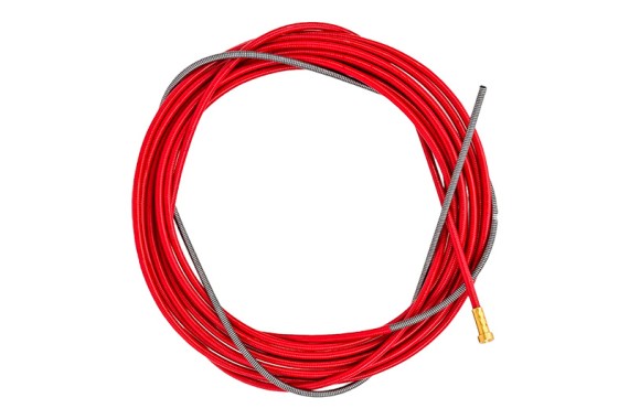 Канал направляющий стальной / d 1.0-1.2 мм / красный / 5.5 м URANAMI фото №3883032