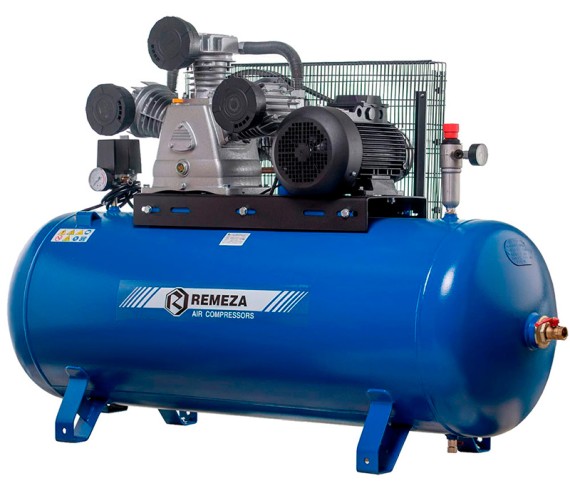 Компрессор "СБ 4/Ф-270 LB 75" (Remeza) 380 В, 5,5 кВт, 950 л/мин, 10 атм, 270 литров, 1650х510х1150 фото №3881303