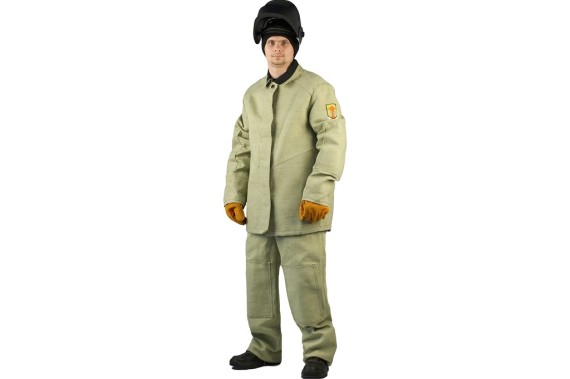 Костюм сварщика брезент усиленный 96-100 / 170-176 фото №3885988