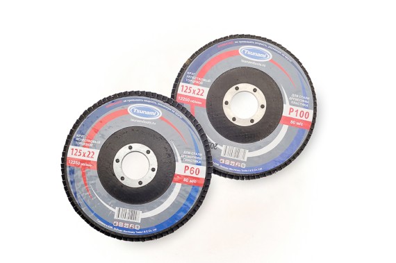 Круг лепестковый торцевой 125х22 / А60 / TSUNAMI фото №3885372