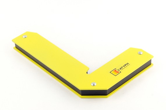 Магнитный фиксатор МФ 102 желтый (усилие 30 кг) фото №3882488