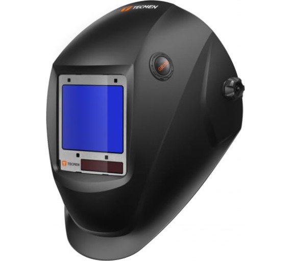Маска сварочная АСФ Хамелеон ADF 820S TM16 Черная (с внешн.кнопкой режима зачистки) TECMEN фото №3886240