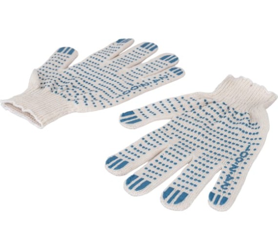 Перчатки х/б 3н с ПВХ фото №3883614