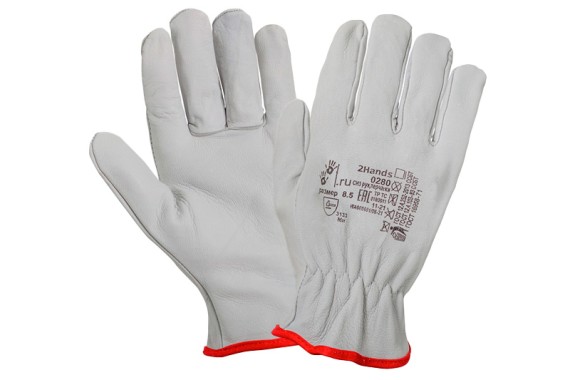 Перчатки кожаные (из кожи козы) 2Hands 10,5 р-р фото №3882855