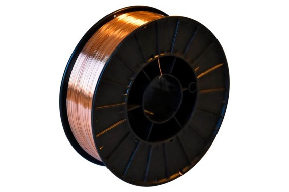 Проволока омедненная (MG 2) d 0.8 мм ER70S-6 / D200 (5 кг) фото №3887555