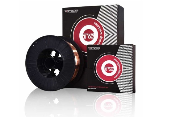Проволока омедненная (TW) d 1.0 мм CWW-50 / ER70S-6 / D200 (5 кг) фото №3886422