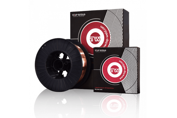 Проволока омедненная (TW) d 1.2 мм CWW-50 / ER70S-6 / D270 (15 кг) фото №3884736