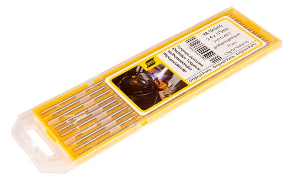Вольфрамовый электрод Tungsten WL15 1,6x175 мм Gold Plus ESAB фото №3881707
