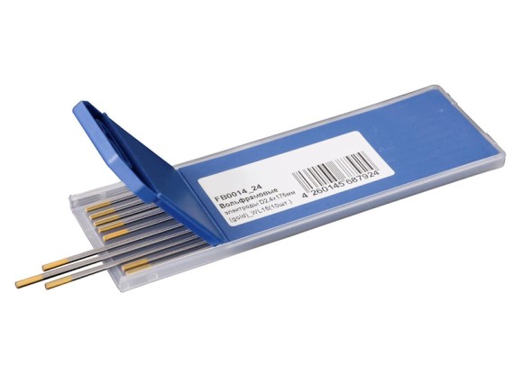 Вольфрамовый электрод Tungsten WL15 2,4х175 Gold фото №3879715