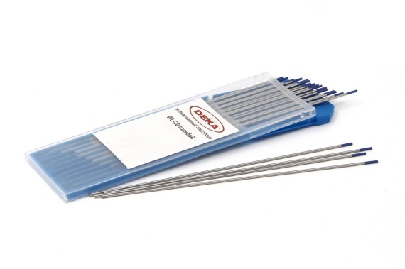 Вольфрамовый электрод WL-20 d 3.2 мм (L=175 мм) голубой (10 шт в упак) DEKA фото №3886023