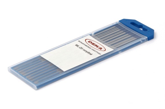 Вольфрамовый электрод WL-20 d 3.2 мм (L=175 мм) голубой (10 шт в упак) DEKA фото №3886024