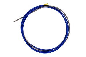 Канал направляющий стальной / d 0.6-0.9 мм / синий / 3.5 м URANAMI