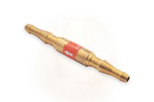Клапан обратный 3П-3Г / ацетилен-пропан / на соединение шланга / ёлочка - ёлочка