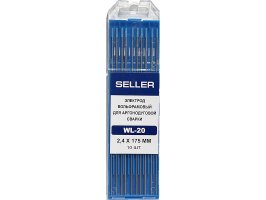 Вольфрамовый электрод WL-20 d 2.4 мм (L=175 мм) голубой SELLER