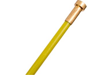 Канал направляющий стальной / d 1.2-1.6 мм / желтый / 5.5 м URANAMI фото №4363292