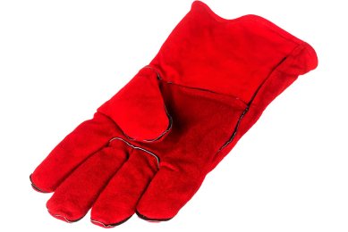 Краги спилковые пятипалые зимние (искусств.мех) 2Hands / красные 10,5р-р фото №4361657