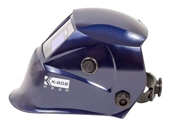 Маска сварочная КЕДР (в разбор.виде) "К-202 PRIME", синяя фото №4369093