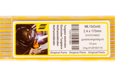 Вольфрамовый электрод Tungsten WL15 1,6x175 мм Gold Plus ESAB фото №4361821