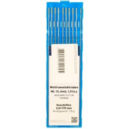 Вольфрамовый электрод WL-15 d 2.0 мм (L=175 мм) золото (10шт/уп) ELKRAFT фото №4369171