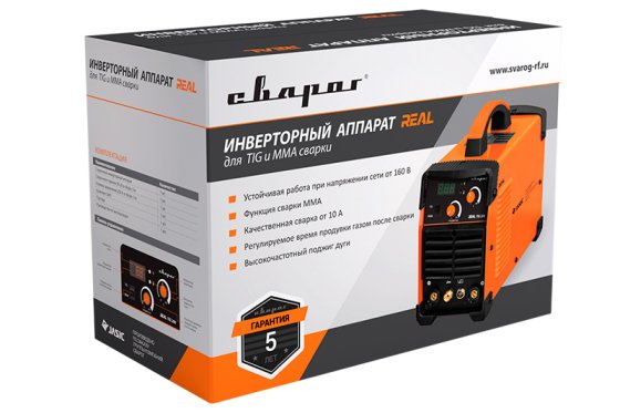 Аппарат аргонодуговой сварки "REAL TIG 200" / W223 / СВАРОГ фото №4368432