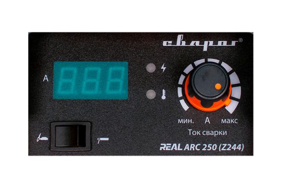 Аппарат сварочный инверторный "REAL ARC 250" 220В / Z244 / СВАРОГ фото №4368353