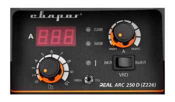 Аппарат сварочный инверторный "REAL ARC 250 D" / Z226 / СВАРОГ фото №4370154
