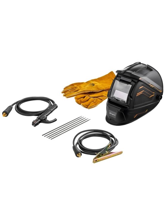 Аппарат сварочный инверторный "REAL SMART ARC 200 Black" / маска + краги/ Z28303 / СВАРОГ фото №4367766