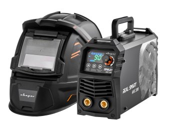 Аппарат сварочный инверторный "REAL SMART ARC 200 Black" / маска + краги/ Z28303 / СВАРОГ фото №4367767