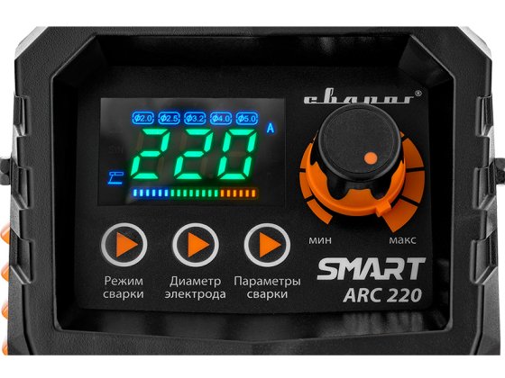 Аппарат сварочный инверторный "REAL SMART ARC 220" / Z28403 / СВАРОГ фото №4367003