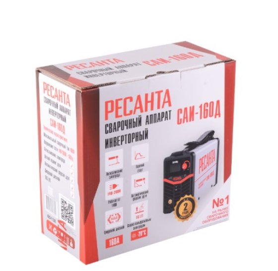 Аппарат сварочный инверторный САИ 160Д Ресанта фото №4359557