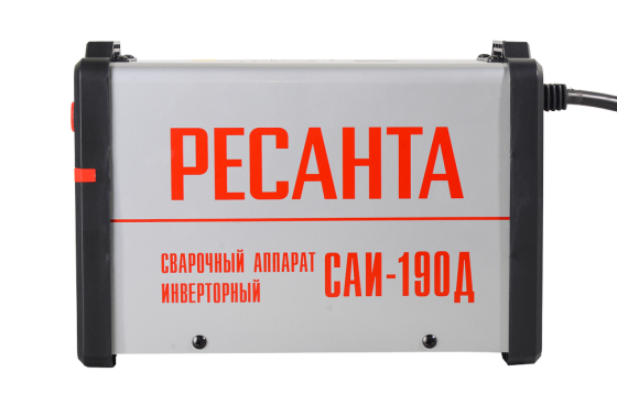 Аппарат сварочный инверторный САИ 190Д Ресанта фото №4359566