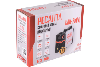 Аппарат сварочный инверторный САИ 250Д Ресанта фото №4359578