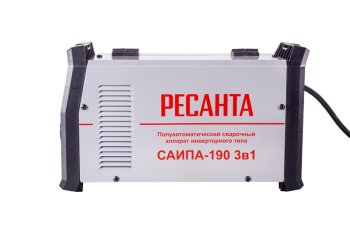 Аппарат сварочный полуавтомат САИПА-190 (MIG/MAG) 3в1 Ресанта (Р) фото №4363439