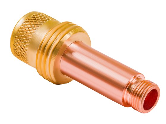 Держатель цанги (газ.линза) 17-18-26 d 2.4мм PRO/EXPERT / КЕДР фото №4368173