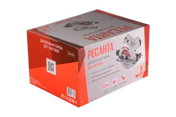 Дисковая пила ДП-190/1800 Ресанта фото №4363133