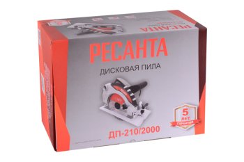 Дисковая пила ДП-210/2000 Ресанта фото №4367603
