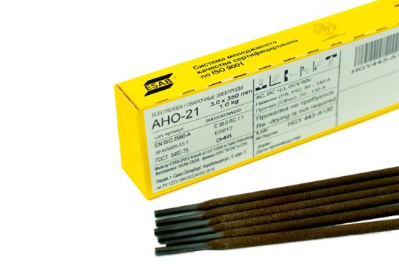 Электроды АНО-21 d 3.0х350 мм ESAB (1 кг) фото №4370079